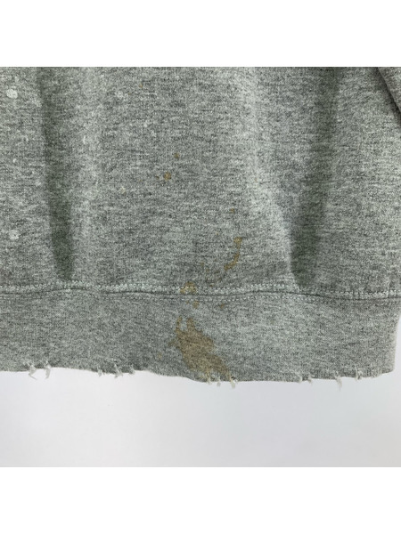 SASQUATCHfabrix. スウェット・トレーナー ダメージペイント L