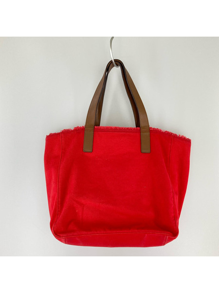 ANYA HINDMARCH トートバッグ キャンバストートバッグ 赤