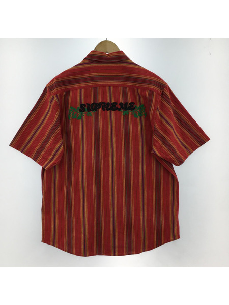 Supreme 半袖シャツ 2023SS NEEDLEPOINT S/S SHIRT RED