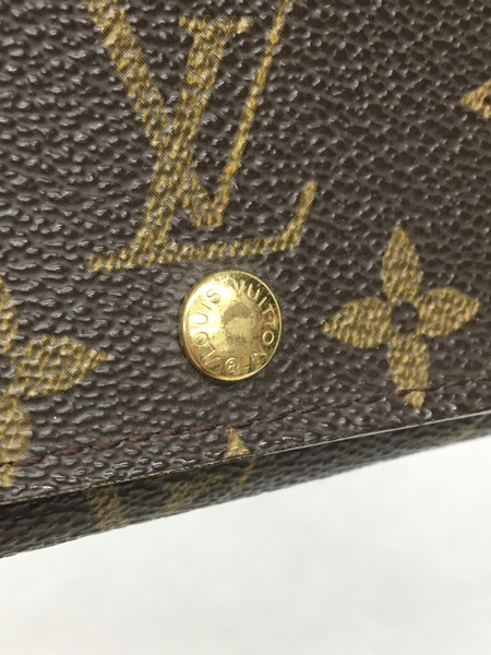LOUIS VUITTON　ポルト モネ ビエ トレゾール モノグラム キャンバス