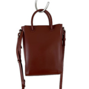 YAHKI ショルダーバッグ YAHKI レザー クロスボディ ショルダーバッグ ブラウン