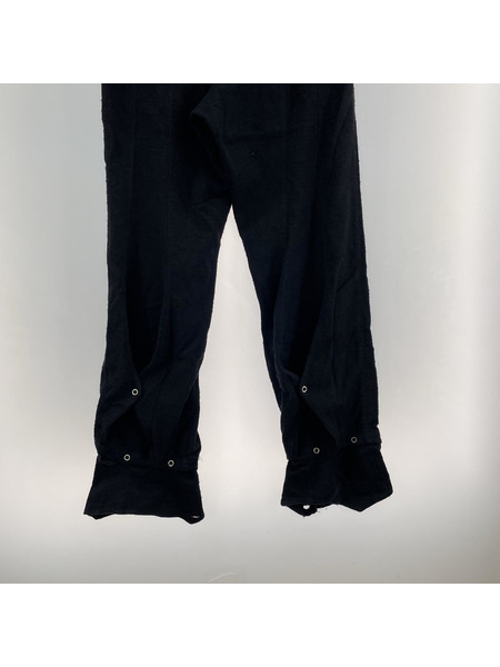 kikokostadinov 22ss HAIDU HEM TROUSER トラウザーズ 44 ブラック[値下]