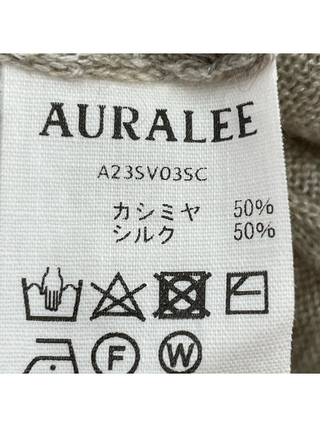 AURALEE ソノ他 AURALEE FINE CASHMERE SILK KNIT VEST 3[値下]