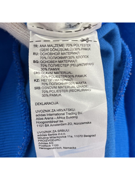 adidas ジャケット track jacket BLUE