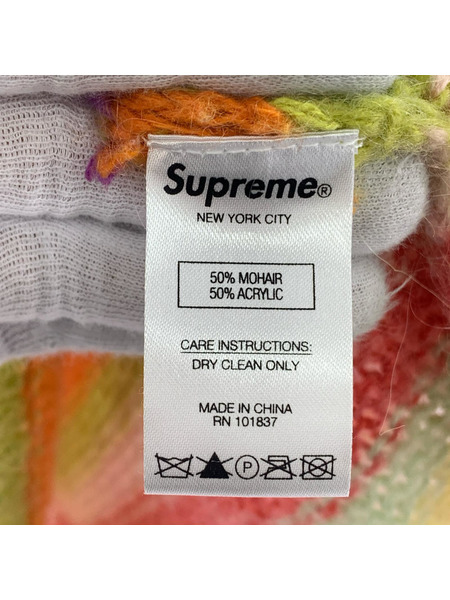 Supreme ニット・セーター 19AW モヘヤニット ボーダー (M)