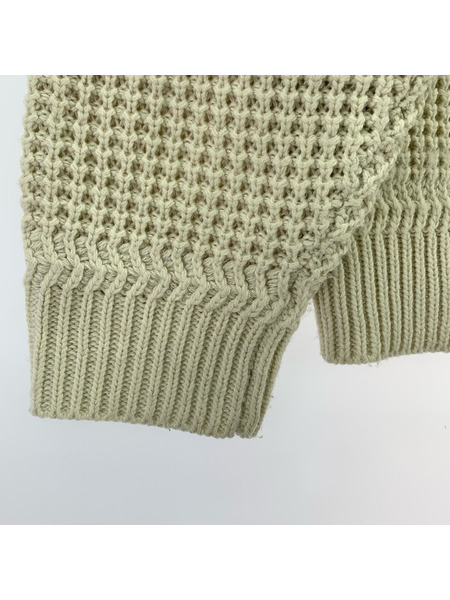 Supreme ニット・セーター 24AW waffle small box sweater 白 (M)