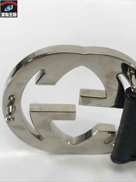  GUCCI 411924・CWCIN・110・44・493075 シグネチャー レザーベルト