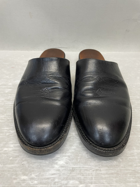 Hender Scheme cheak レザーサンダル ブラック