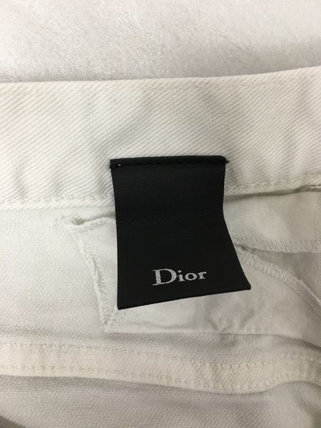 Dior ダメージ加工ホワイトデニム 27
