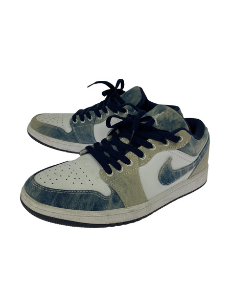 NIKE スニーカー Air Jordan 1 Low Washed Denim CZ8455-100