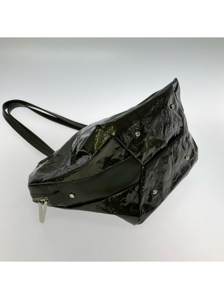 PLEATS PLEASE トートバッグ PVC バッグ グリーン