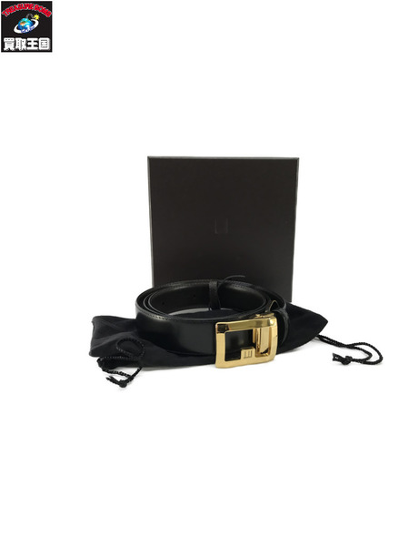 dunhill リバーシブル レザー ベルト 黒茶