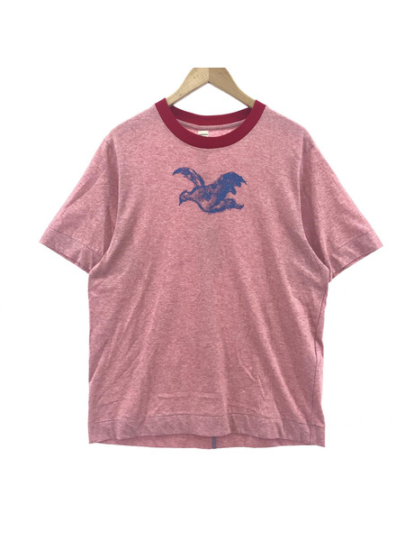 SHINYAKOZUKA 24SS A BIRD (RED METALLIC BLUE) リンガーTee S