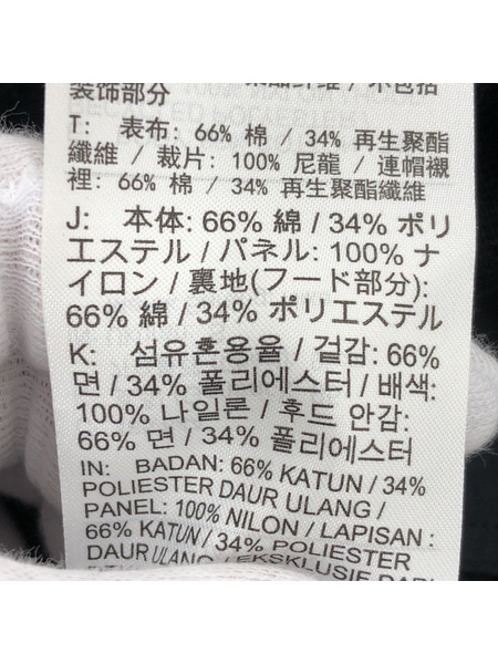 NIKE×sacai  　パーカー　ブラック　S-P-CH