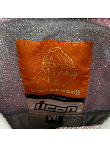 ジャケット ICON レーシング ジャケット 赤