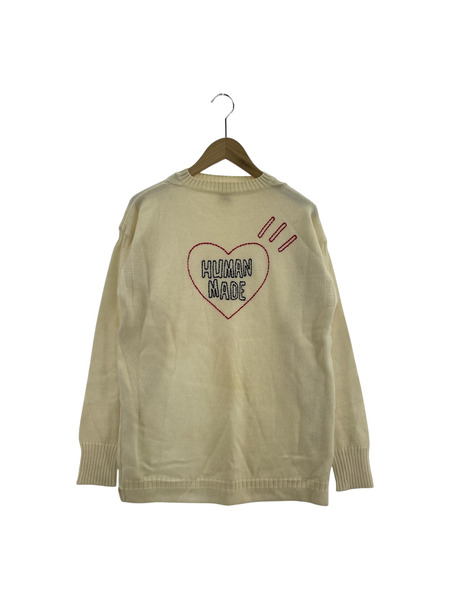 HUMAN MADE ロゴニットセーター L[値下]