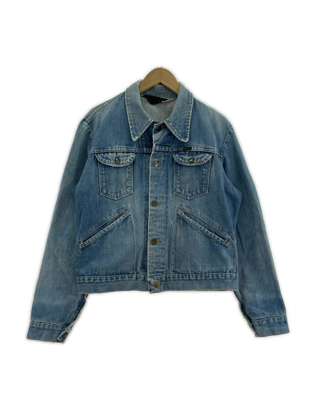 Wrangler デニムジャケット 70s USA製 太文字三角黒タグ デニム
