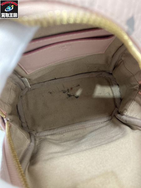 MCM ｳﾞｨｾﾄｽ柄ﾐﾆﾘｭｯｸ ﾋﾟﾝｸ[値下]