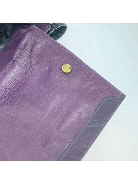 aniary ショルダーバッグ レザーショルダーバッグ パープル