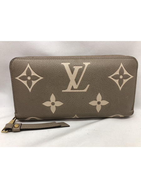 長財布 LV バイカラー モノグラム・アンプラント ジッピーウォレット