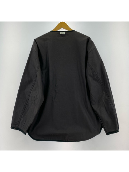 DESCENTE ノーカラージャケット 2 ネイビー