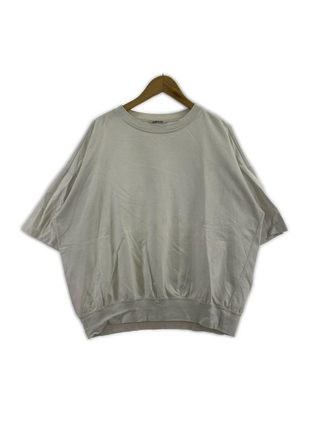 AURALEE 半袖Tシャツ・カットソー SUPER HIGH GAUGE SWEAT BIG TEE 白 4