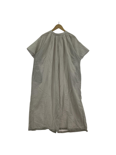 evam eva cotton lawn one-piece　M E241T214　グレージュ