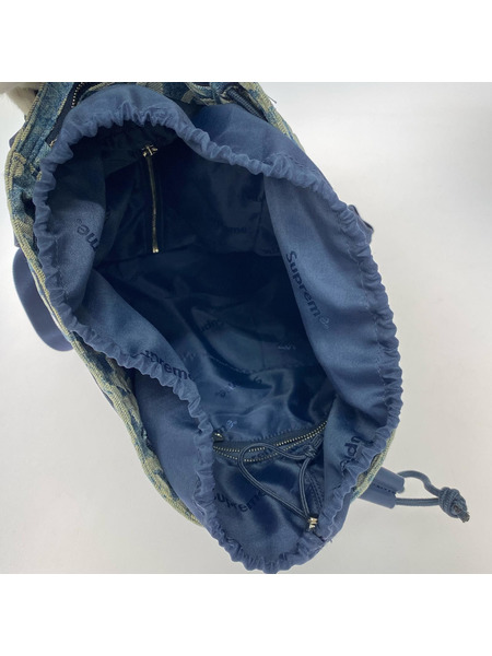 Supreme  22SS/Fat Tip Jacquard Denim Backpack