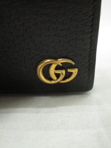GUCCI/コインケース/レザー/GGマーモント/473959