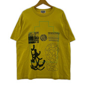C.E グラフィックプリントTee L イエロー