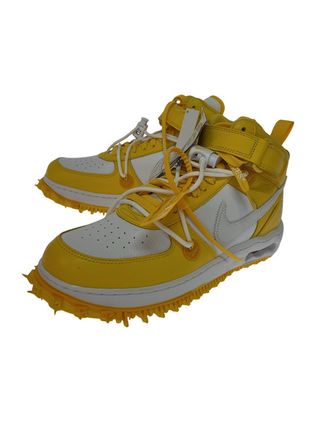 NIKE スニーカー NIKE×OFF WHITEAIR FORCE 1 MID SP LTHR DR