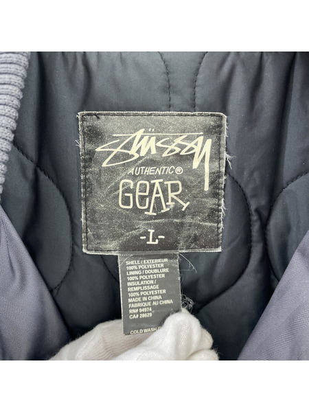 STUSSY ジャケット STUSSY AUTHENTIC GEAR ブルゾン MA-1