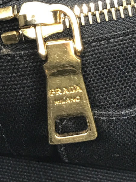 PRADA BN1877 カナパ キャンバストートバッグ 黒 [値下]