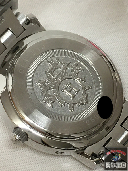 エルメス クリッパー シェル文字盤 CL4.210　仕上げ・電池交換済