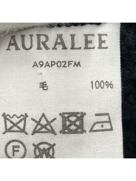 AURALEE ニット・セーター 21AW HARD TWIST MERINO ARAN KNIT 4 ブラック