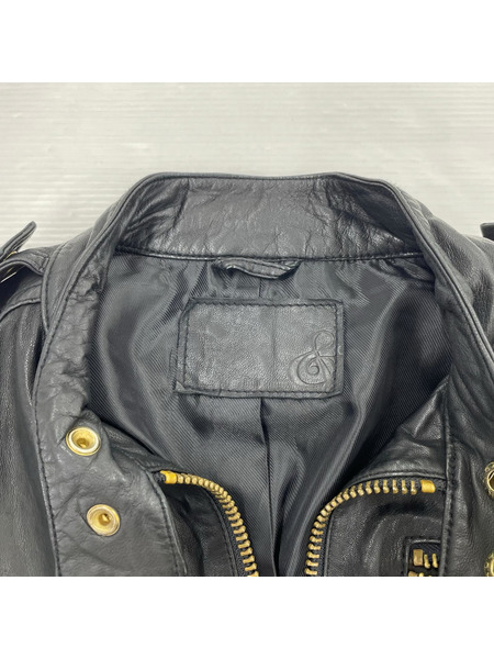 レザージャケット Marks&Spencer Leather Jacket BLK L