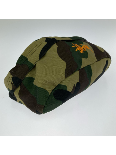 STUSSY ボディバッグ カモ柄