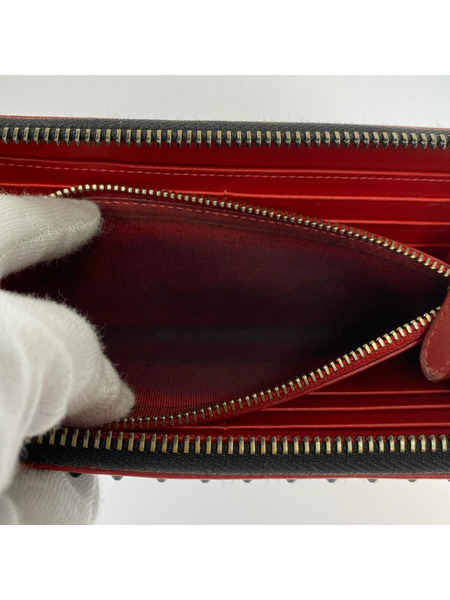 長財布 C.Louboutin スタッズウォレット