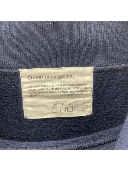 Cloveru 24AW WIDE SWEAT MUJI TURTLE L 紺 CLFW-2401