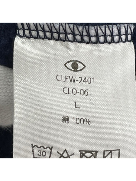 Cloveru 24AW WIDE SWEAT MUJI TURTLE L 紺 CLFW-2401