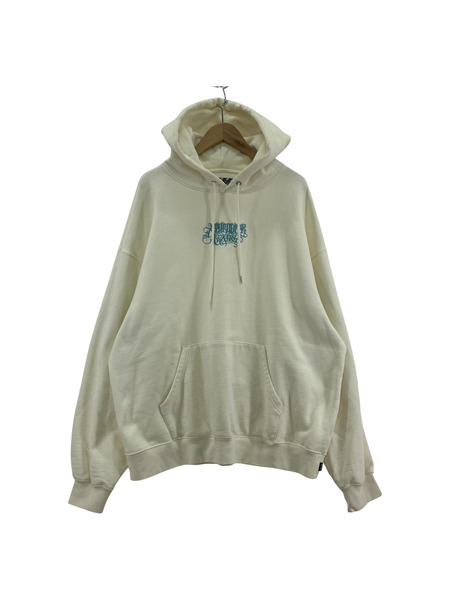 BUDSPOOL 舐達麻 ロゴ POパーカー 白 XXXL [値下]｜商品番号