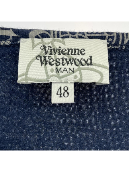 Vivienne Westwood 半袖Tシャツ・カットソー コルナ メロイック Navy 48