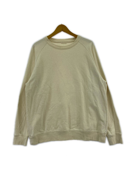 COMOLI　インレイ起毛 長袖クルーネック スウェット 2