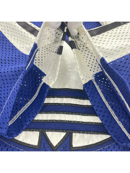 adidas 半袖Tシャツ・カットソー デサント社 メッシュ ゲームシャツ ブルー