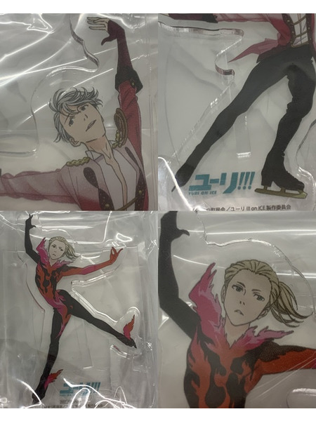 ユーリ!!! on ICE アクリルスタンド 6セット 未開封 Amazon.co.jp DVD/BD全巻購入特典 アクスタ 勇利 ユーリ ヴィクトル ピチット 南 グァンホン