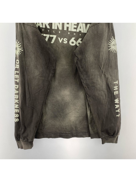 SAINT MICHAEL LS TEE EYES W.I.H SM-A21-0000-024 黒 (L)