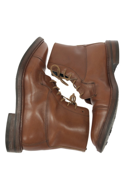 Tricker's カーフレザー キャップトゥ レースアップブーツ（9-5）ブラウン