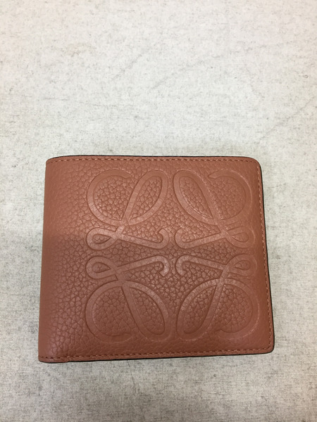 LOEWE/アナグラム/バイフォールドウォレット/折り財布/カーフスキン/ブラウン/C500302X02[値下]