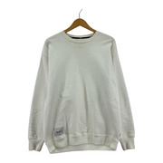 WTAPS SWEATER COTTON スウェットシャツ (2) 242ADT-CSM22 ホワイト