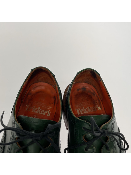 Tricker's シューズ ウイングチップレザーシューズ グリーン M6399